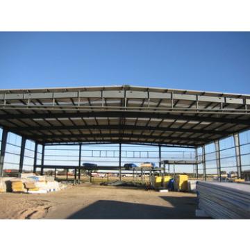 large span structural steel hangar