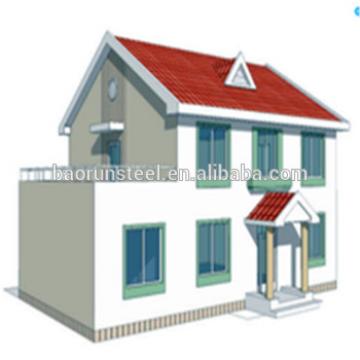 High quality villa,prefabricated villa,CE &amp; B.V. certificated light steel villa