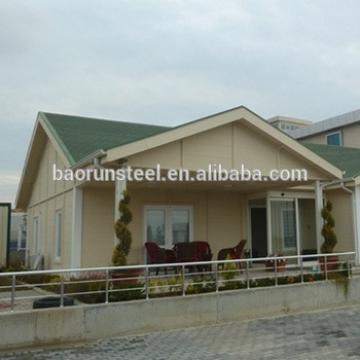 light steel villa , 3bedroom prefab house , sandwich panel house