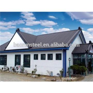 low- cost high quality steel structure villa for sale