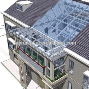 Fast Construction Light Steel Structure Prefabricated Wooden House villa