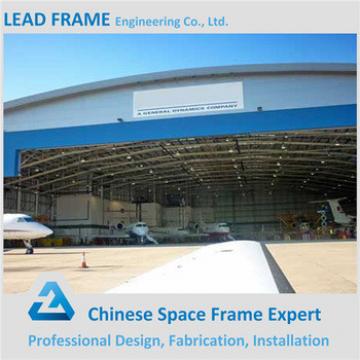 high standard design steel space frame aircraft hangar