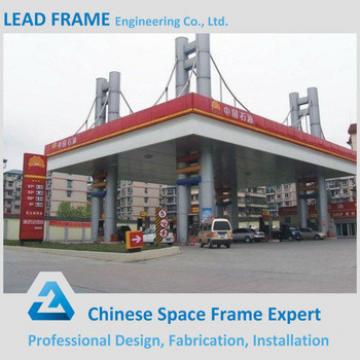 Practical design prefabricated low cost of gas station canopy with space frame