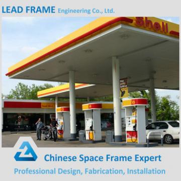 low cost prefabricated design petrol station