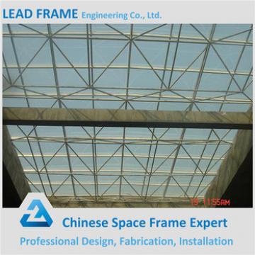 Double Layers Steel Structure Dome Glass Roof