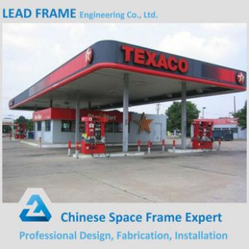 2017 Pre Engineering Steel Space Frame Prebuilt Gas Station Made In China