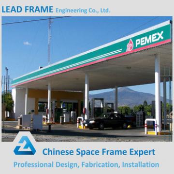 Hot selling prefabricated gas station canopy