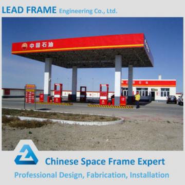 Light Building Structural Steel Prefabricated Gas Station