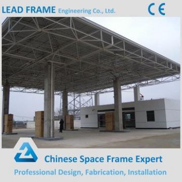 Water Proof Steel Structure Gas Station Canopy Roof