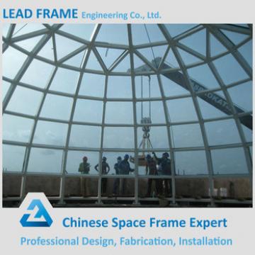 light weight prefabricated glass dome roof