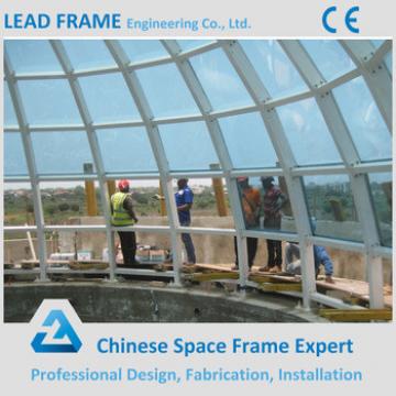 Easy to Install Steel Space Grid Construction Glass Roof Dome