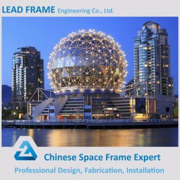 Customized Size Steel Space Frame Dome For Aquatic Centers