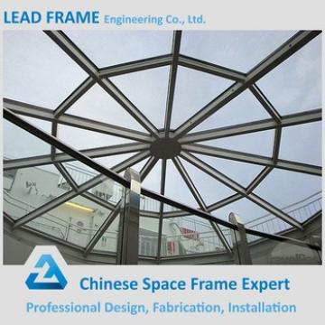 flexible customized design glass atrium roof
