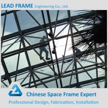 Light Space Steel Structure Glass Atrium Roof