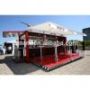 modular hydralic opening system container coffee kiosk booth design