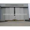 Light structure large size aircraft hangar door