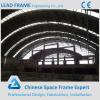 Arched space frame pool cover