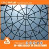 best price steel structure waterproof space frame prefabricated stained glass domes