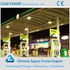 Long span steel gas station canopies for sale