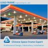 Steel structure space frame gas station canopies for sale