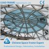 Prebuilt Hot Galvanized Dome Steel Frame For Glass Roof
