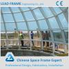 Easy to Install Steel Space Grid Construction Glass Roof Dome