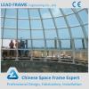 Curved Tempered Laminated Building Glass Roof With Steel Frame
