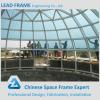 High quality prefabricated glass dome roof