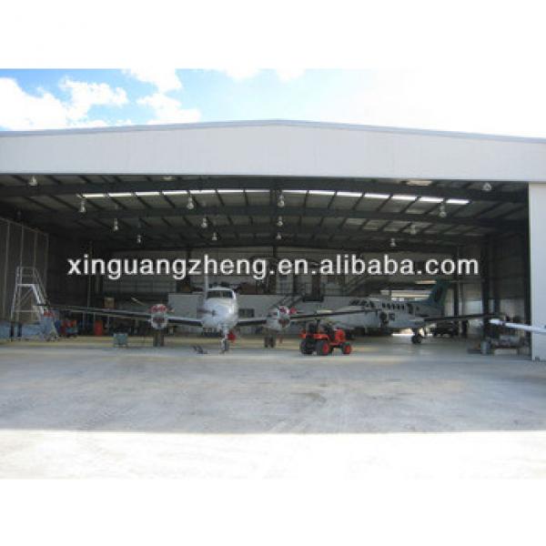 Prefabricated steel frame aircraft Hangar #1 image