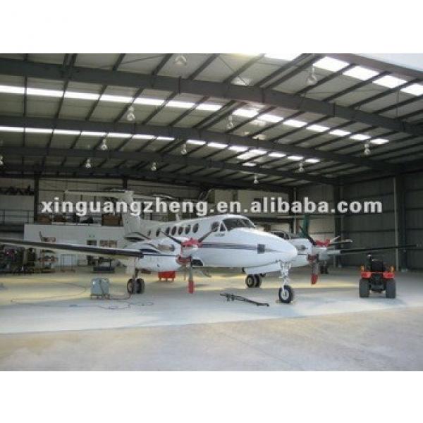 light prefabricated construction steel structure aircraft hangar design #1 image