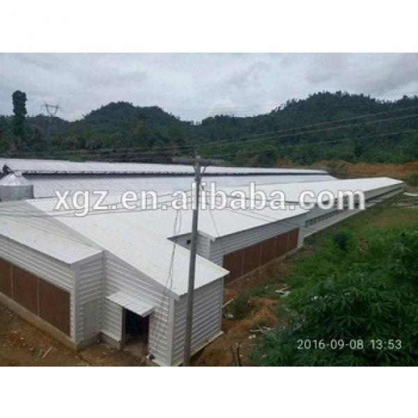 low cost steel poultry shed broiler poultry farm house design #1 image