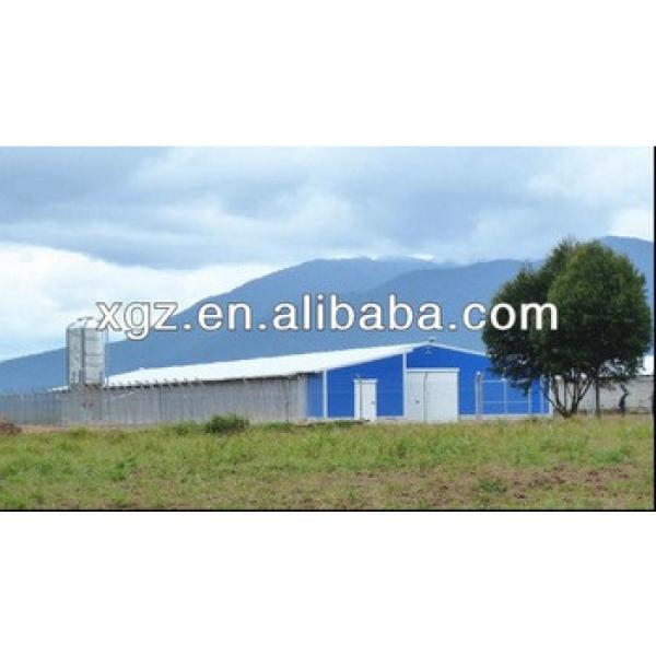 economical prefab sandwich panel layer chicken house in kenya #1 image