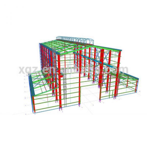 Shock Resistant High Quality Prefab Steel Frame Warehouse Shed #1 image