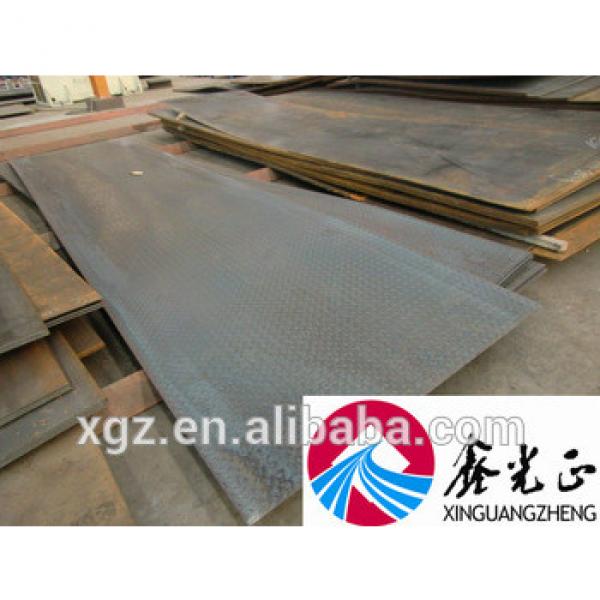 Steel structure construction warehouse workshop and kinds of materials steel plates steel beam sandwich panel #1 image