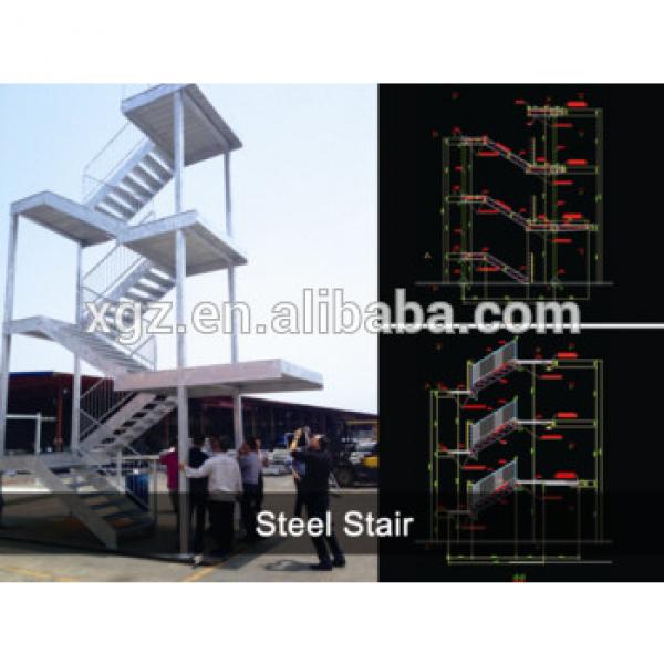 Modern professional design galvanized steel staircase for small space #1 image