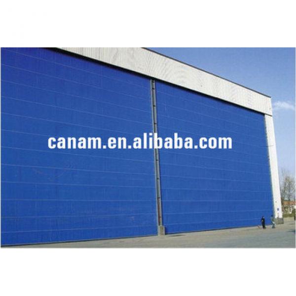 PVC Fabric Lifting Folding up Aircraft Hangar Door #1 image