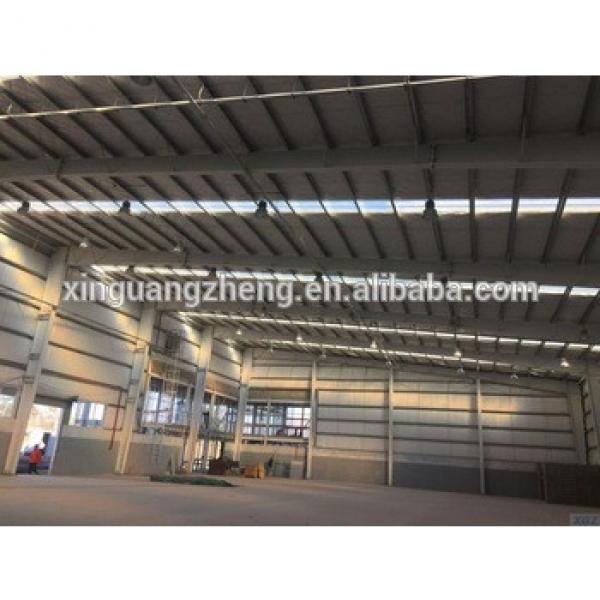 prefabricated high quality steel structure warehouse for building #1 image