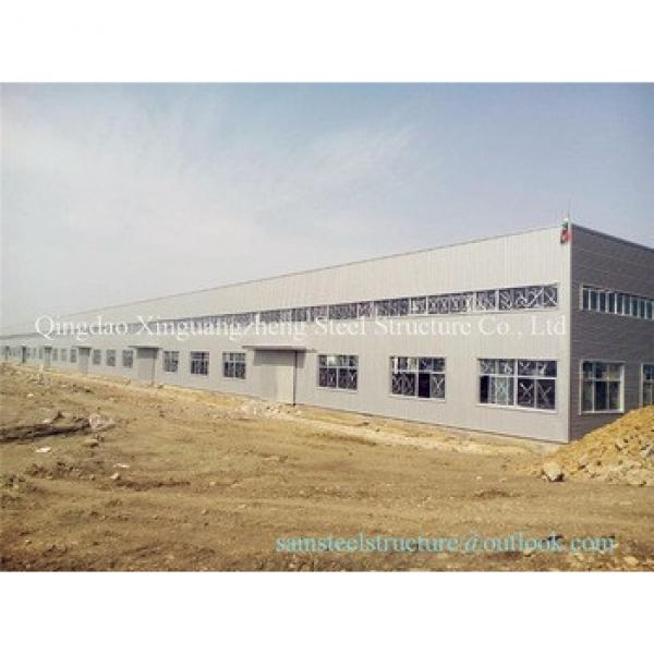 Pre-build k span prefabaricated light steel warehouse #1 image