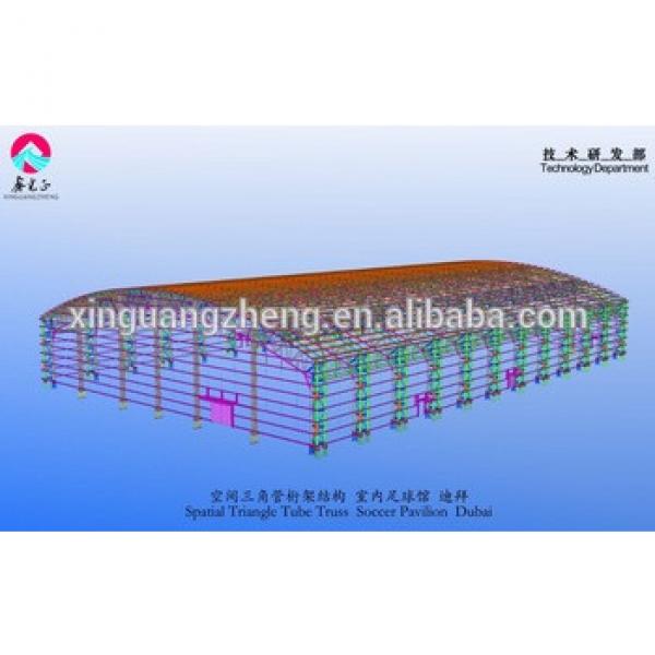 Dubai Prefabricated Steel Structures indoor football court construction buildings #1 image