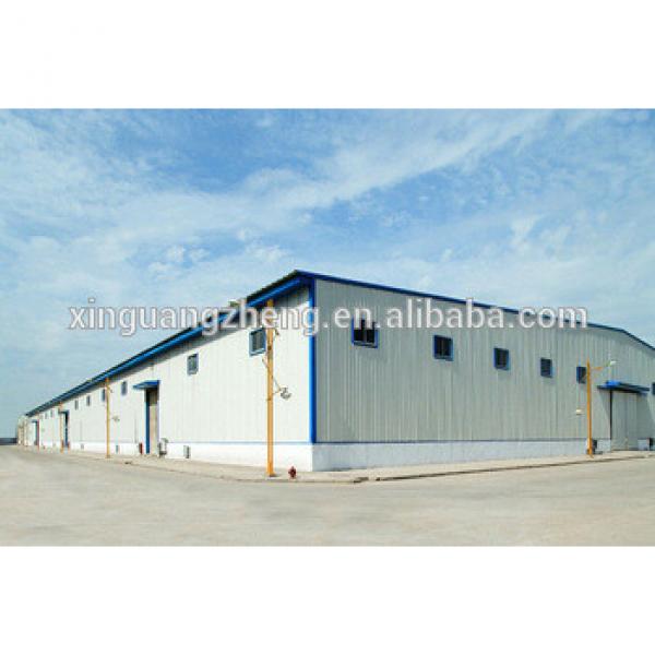 high quality pre-engineering steel structure warehouse #1 image