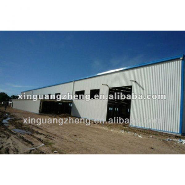 prefab steel structure warehouse / sandwich panel wall cladding steel structure workshop / steel structure building #1 image