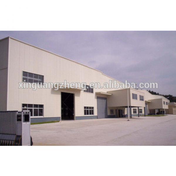 portal-framed prefabricated steel building #1 image