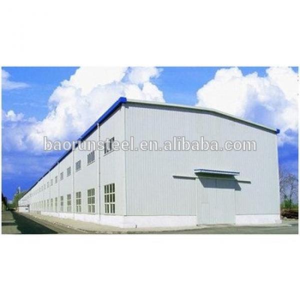 modern steel Prefabricated galvanized design steel structure construction factory building #1 image