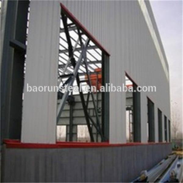 Large span steel space construction design steel frame warehouse #1 image