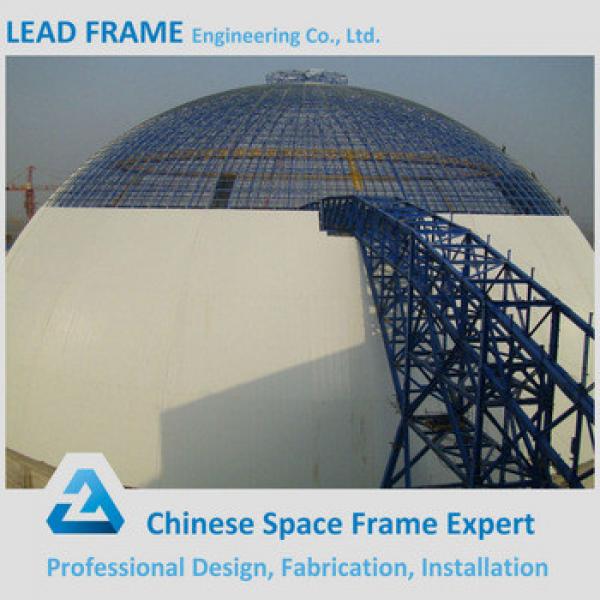 Prefabricated Steel Space Frame Structure Design Dome Roof #1 image