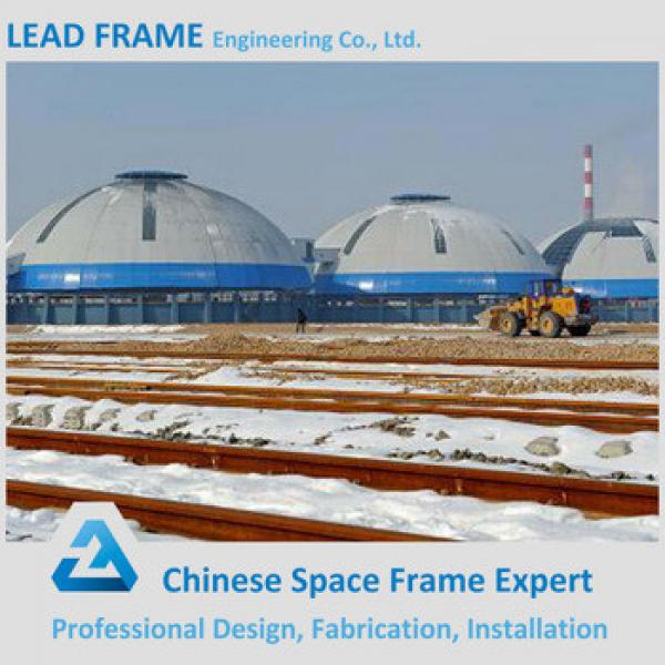 Prefab power plant coal shed dome space frame #1 image