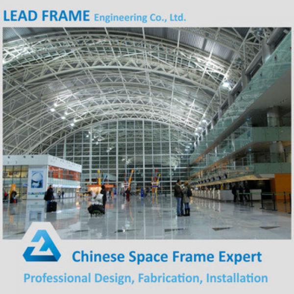 different beautiful creative shape space frame roof structure prefab airport #1 image