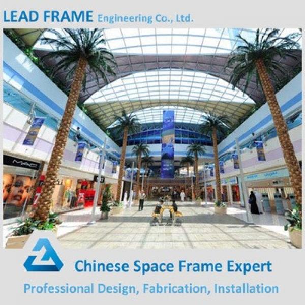 Steel Structure Prefabricated Shopping Mall with Glass Skylight #1 image