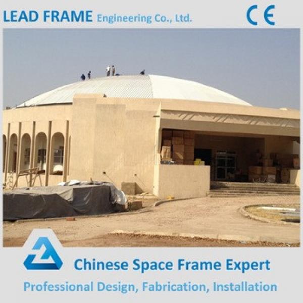 Steel frame space truss structure prefabricated hall #1 image