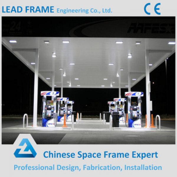 2016 Hot Sale Prefabricated Steel Space Frame Petrol Station Construction #1 image